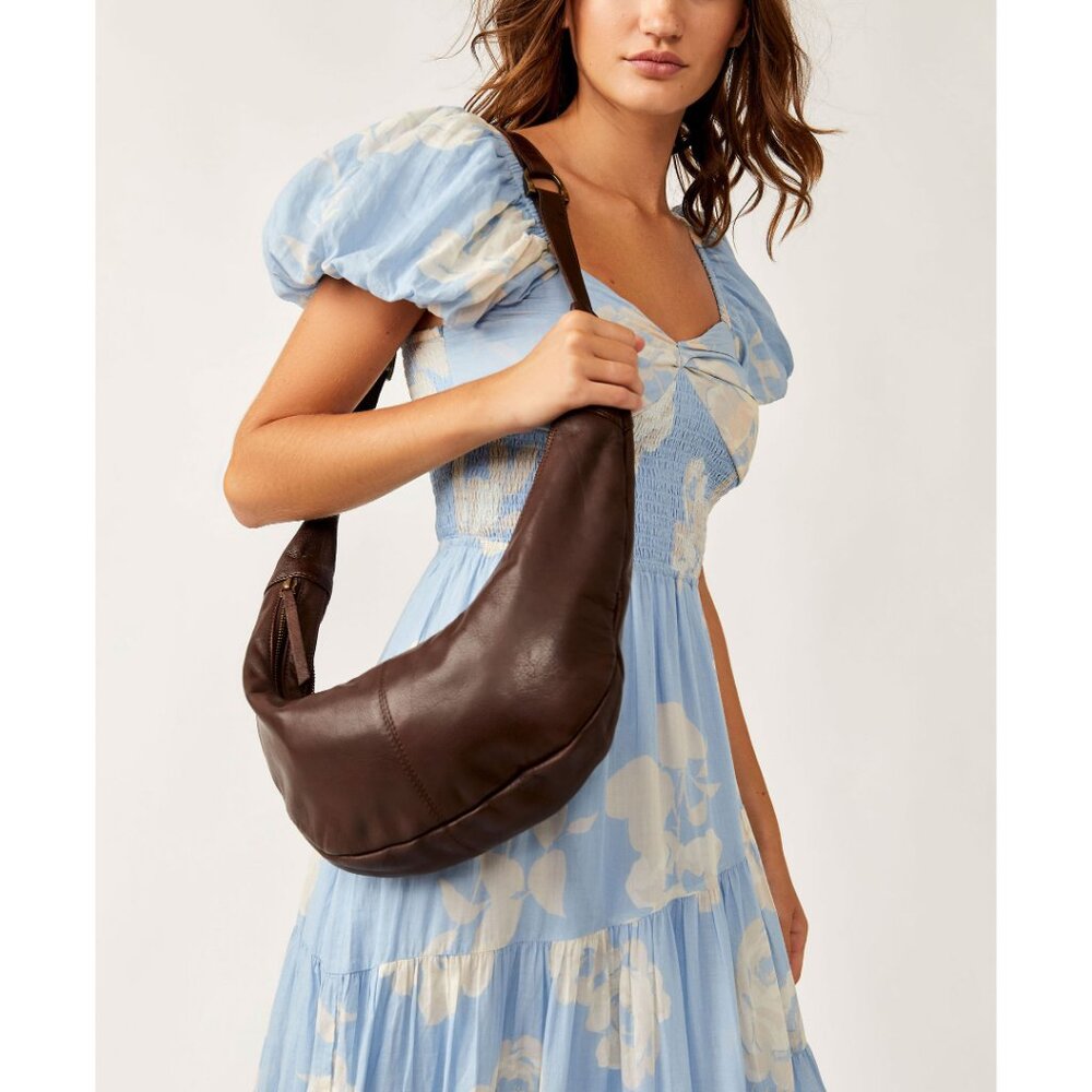 Free People Dark Brown Shoulder Bag - Picture 2 of 8